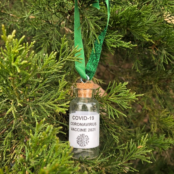 COVID-19 Vaccine Christmas Ornament - Picture 1 of 2